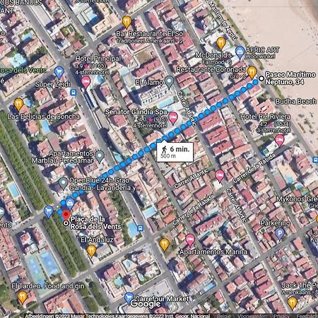Jardin 5 Playa De Gandia - No Fiestas - Con Wifi Lejlighed Eksteriør billede