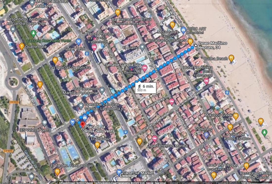 Jardin 5 Playa De Gandia - No Fiestas - Con Wifi Lejlighed Eksteriør billede